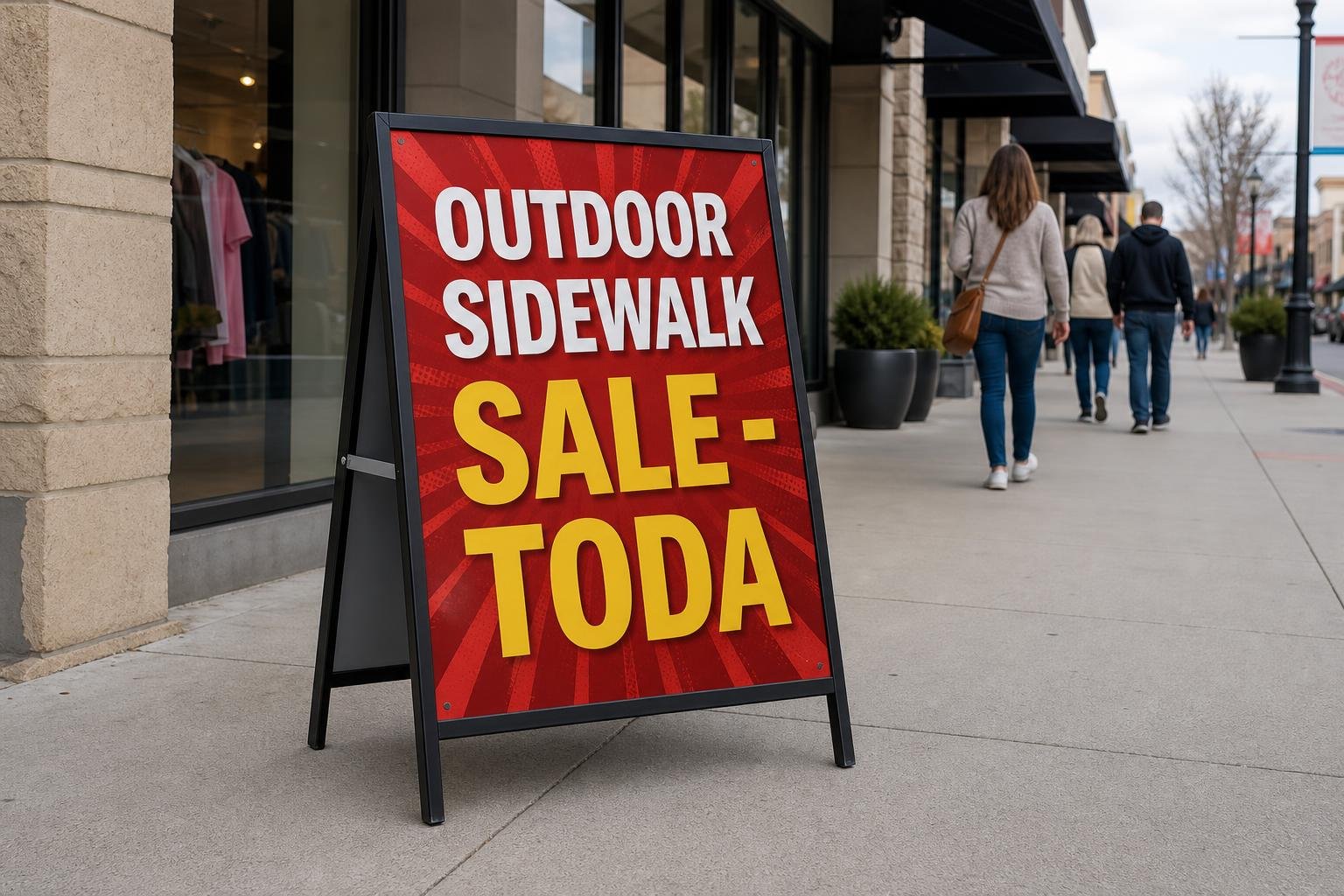 03 durable outdoor sidewalk signs for sign projects in Overbrook, SC