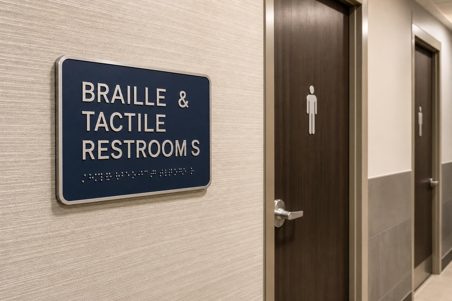 03 braille and tactile signs for Berea, SC businesses