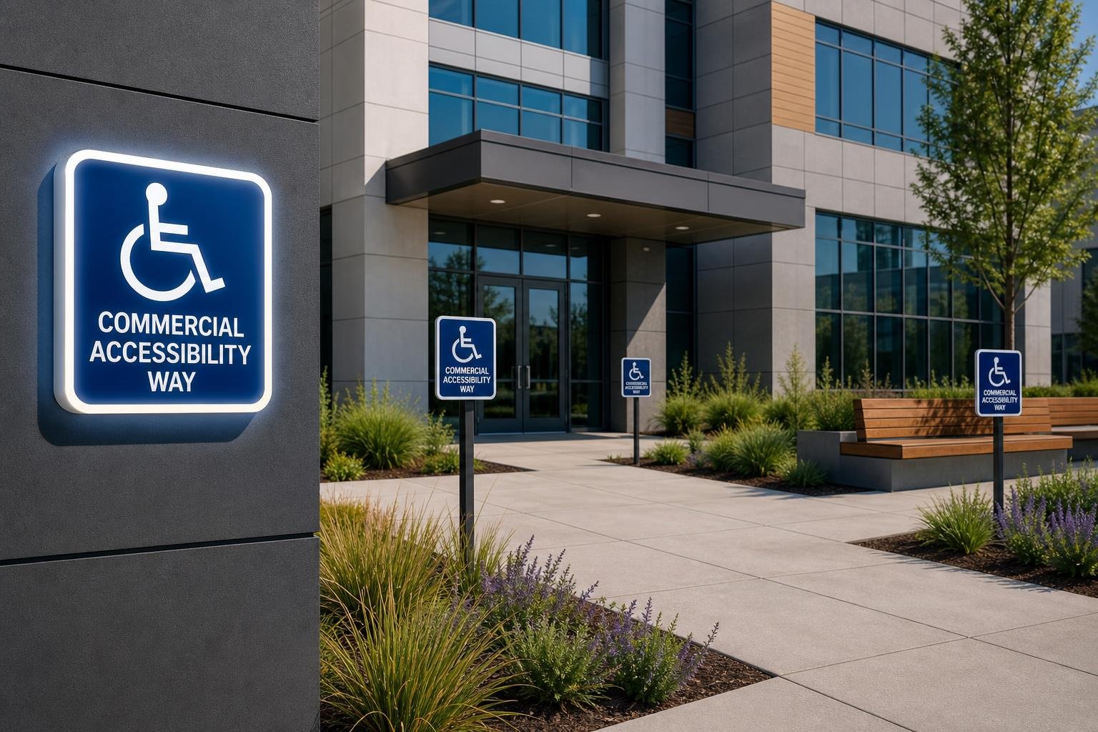 05 illuminated ada signs for sign projects in Browns Summit, NC