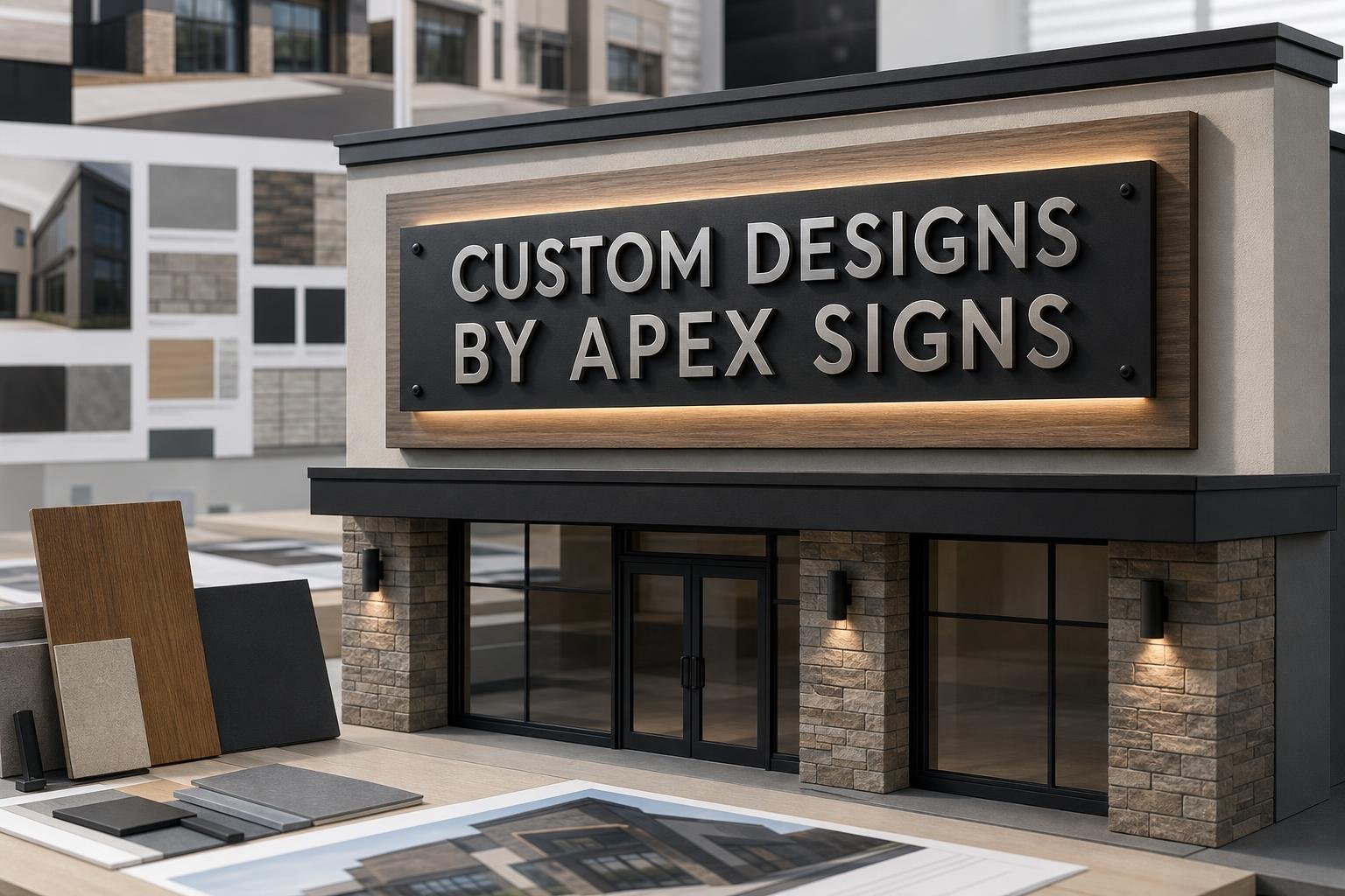 02 custom building signs for Easley, SC businesses