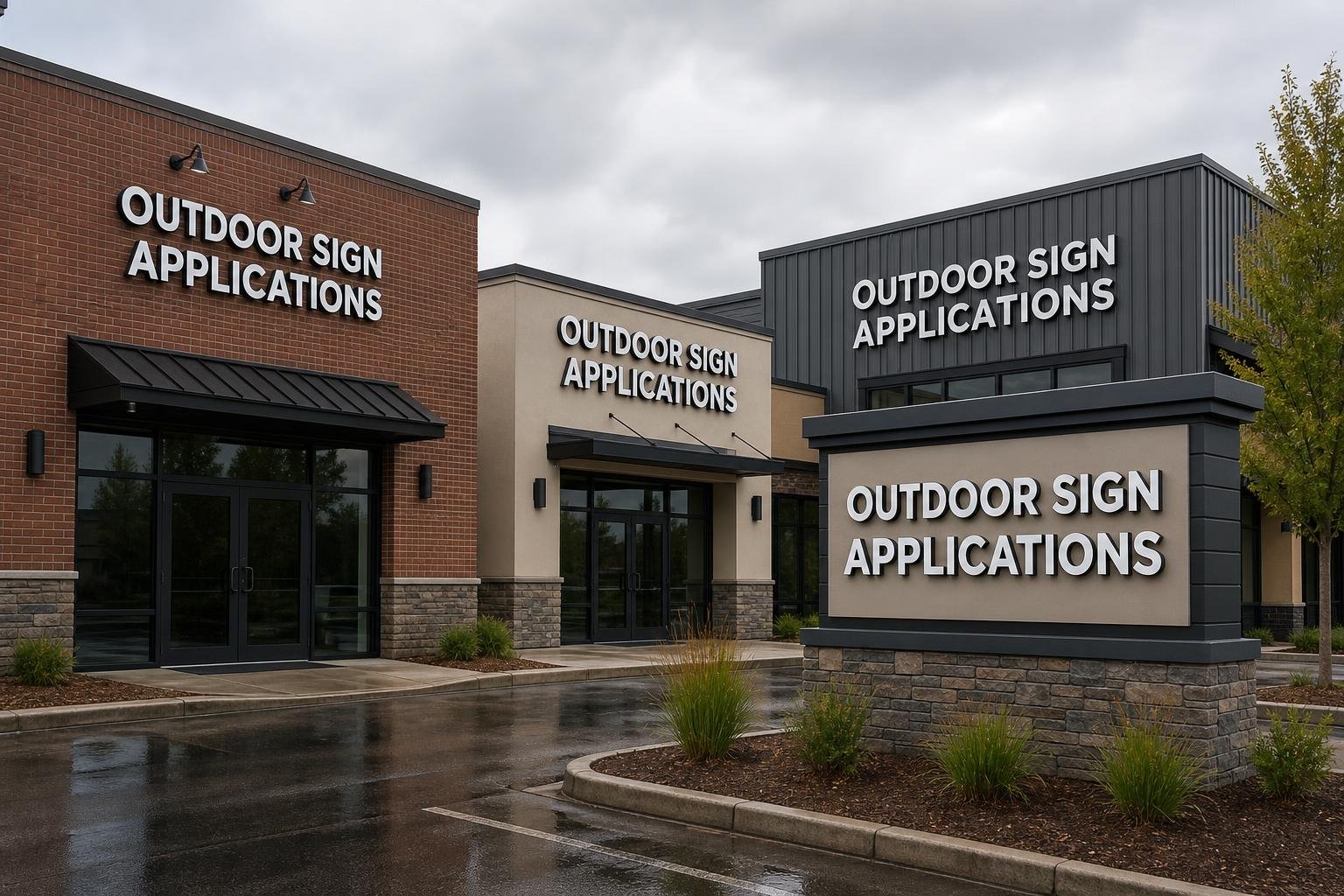 03 outdoor sign applications for sign projects in Wade Hampton, SC