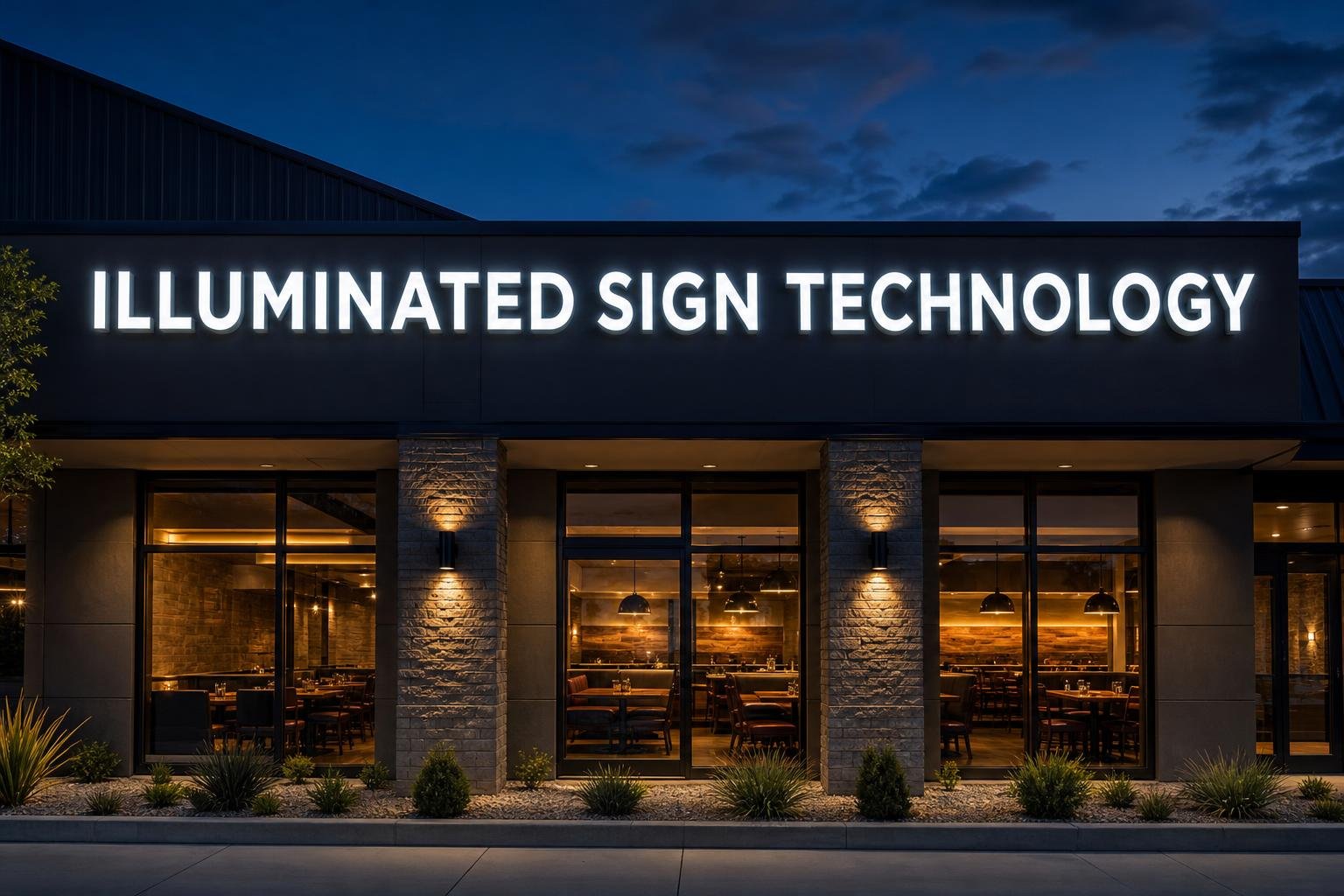 05 illuminated channel letter signs for Wade Hampton, SC businesses