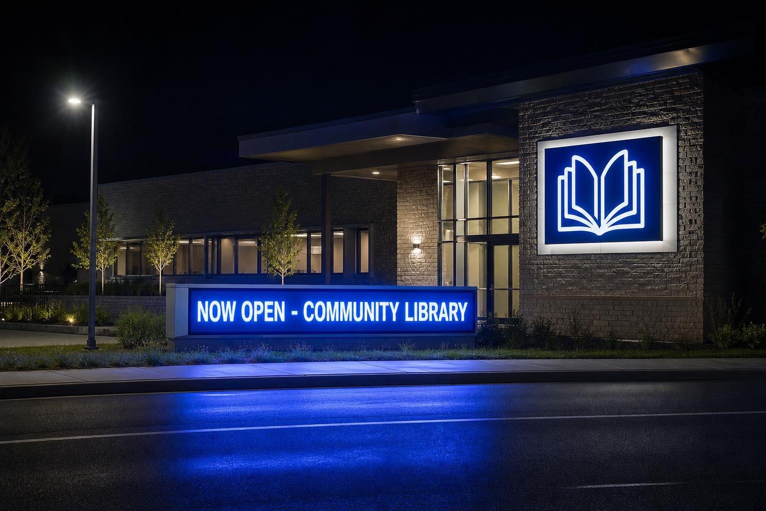05 illuminated custom business signs for sign projects in Browns Summit, NC