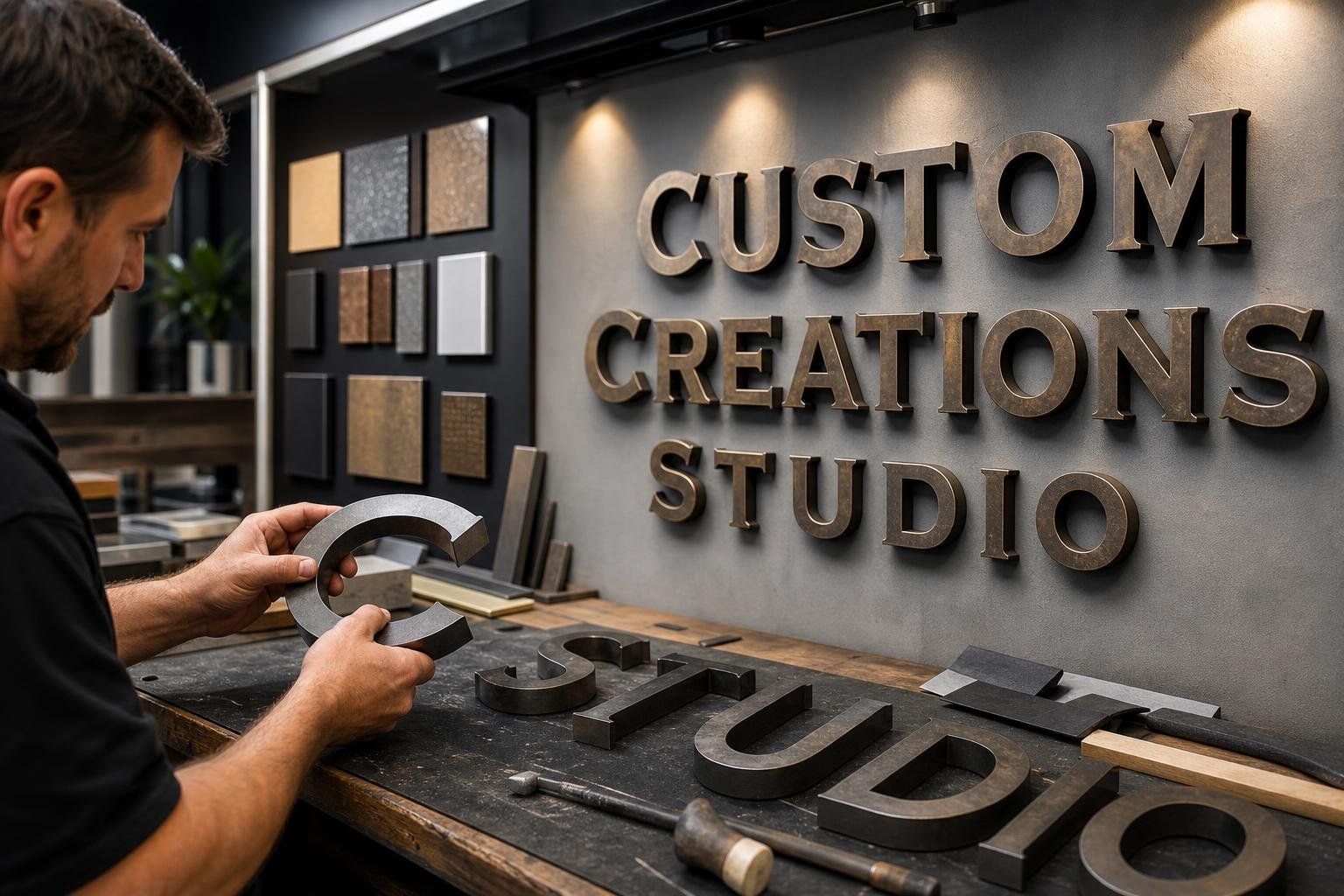 02 custom dimensional letter signs for businesses in Dunleath, NC