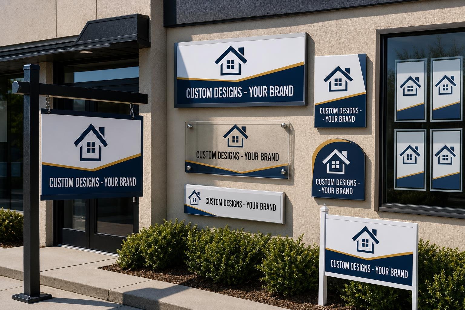 02 custom real estate signs for sign projects in High Point, NC