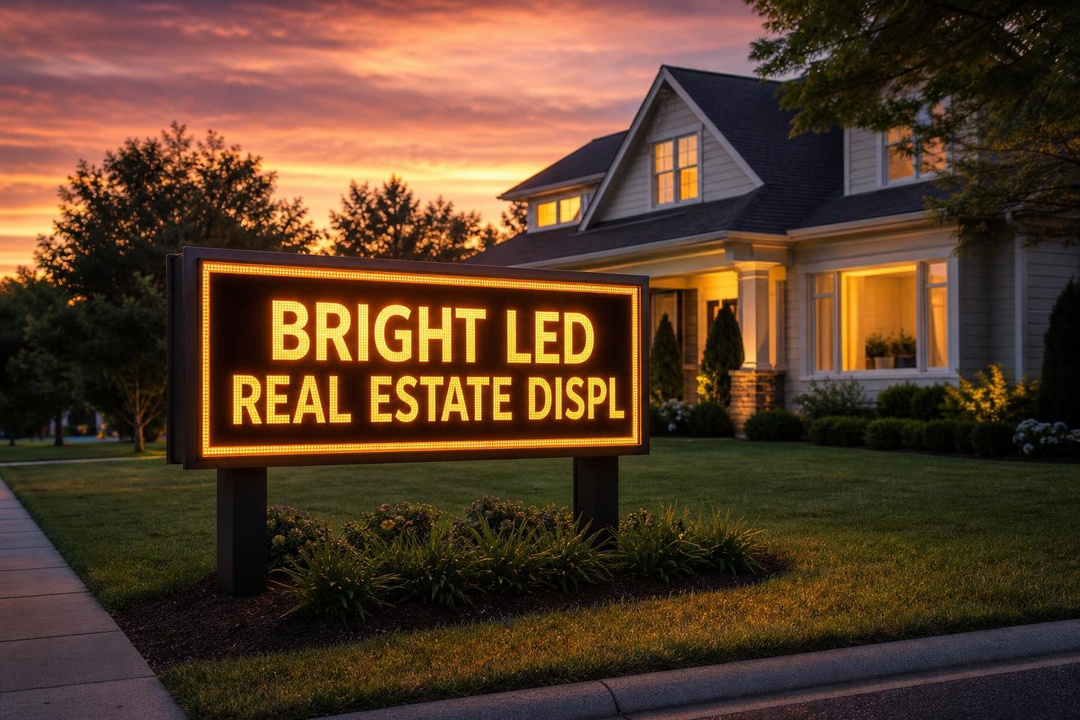 05 illuminated real estate signs for sign projects in High Point, NC