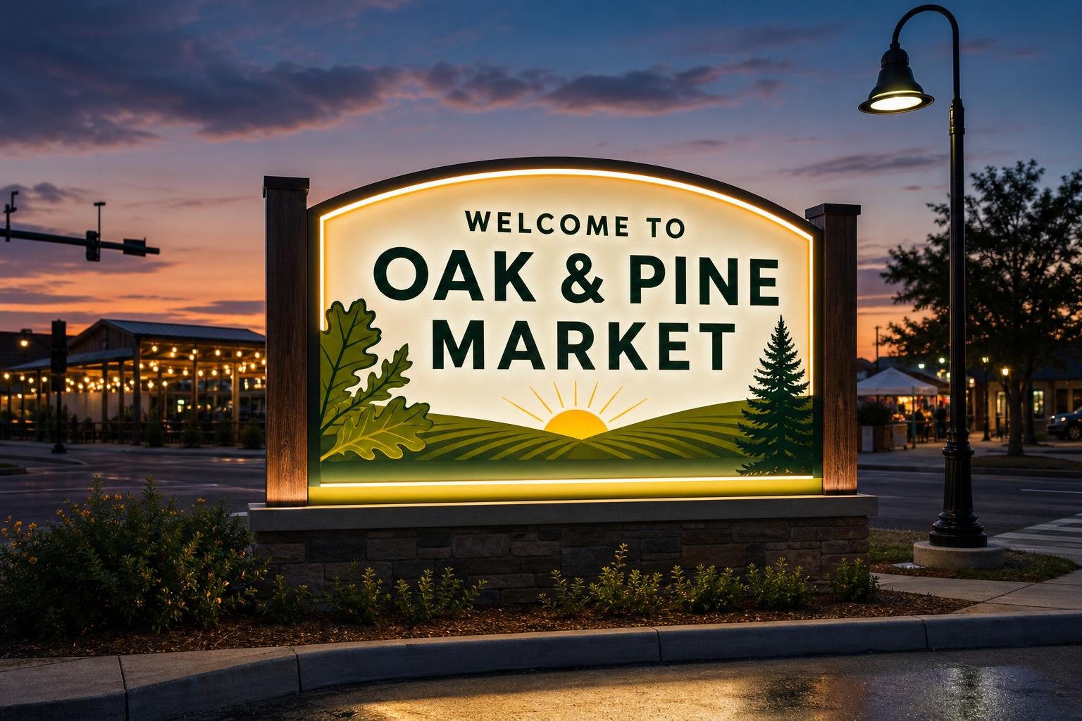 05 illuminated wayfinding and directional signs for sign projects in Sedgefield, NC