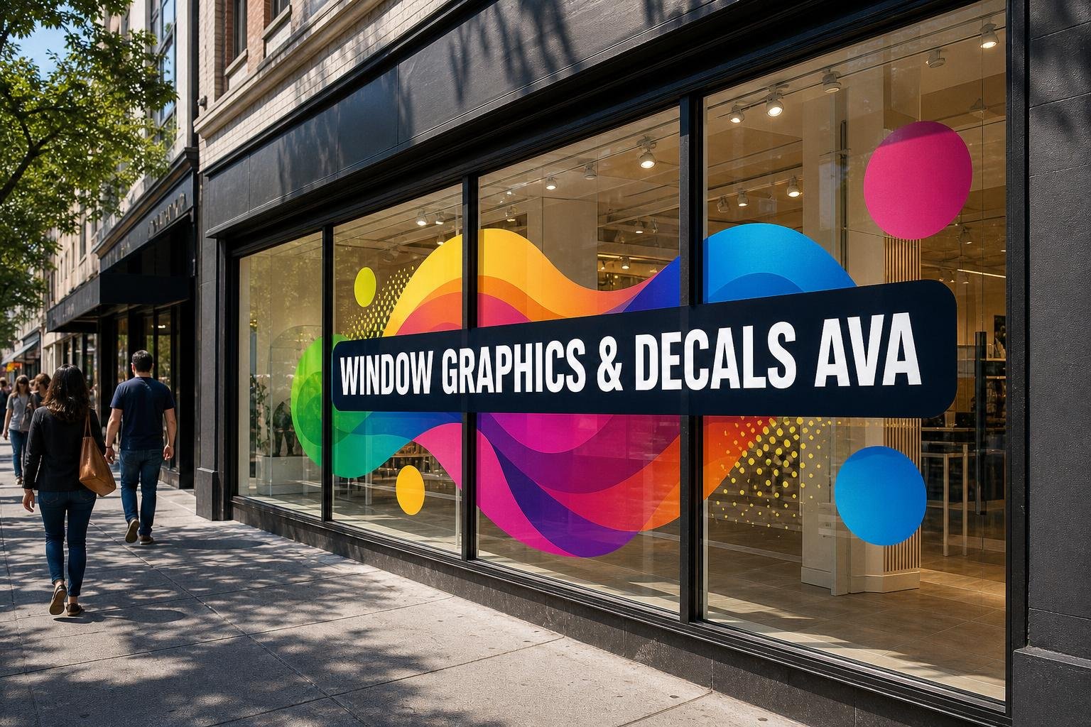 01 window graphics for sign projects in Archdale, NC