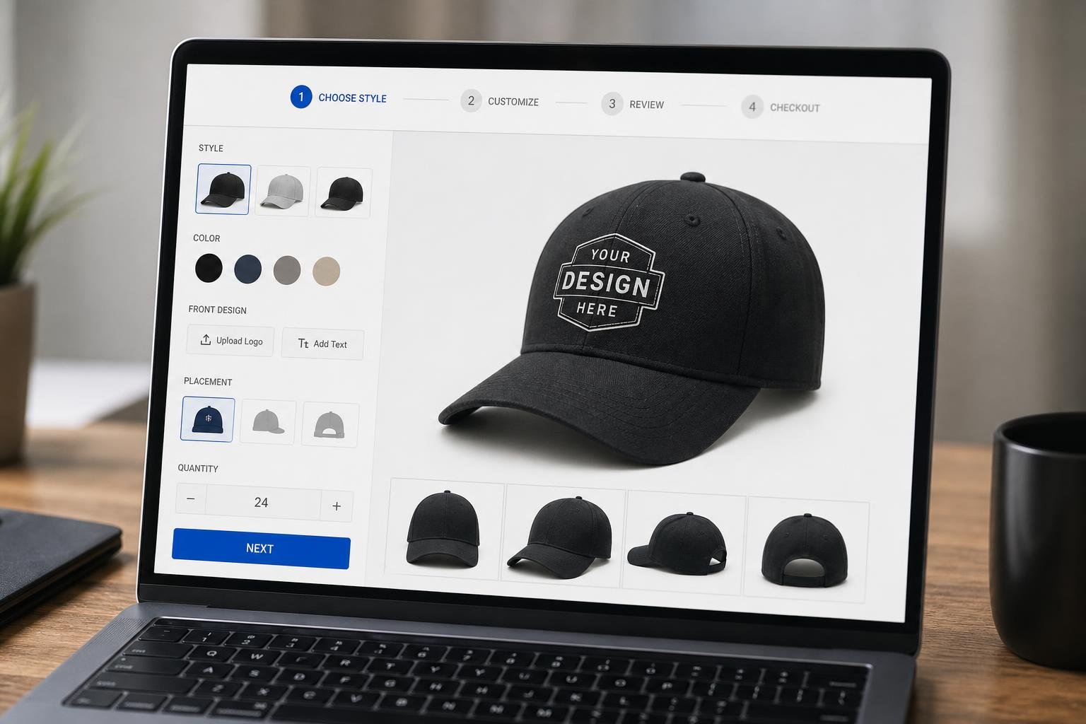 06 ordering and customization process custom hats for Berkeley, CA businesses