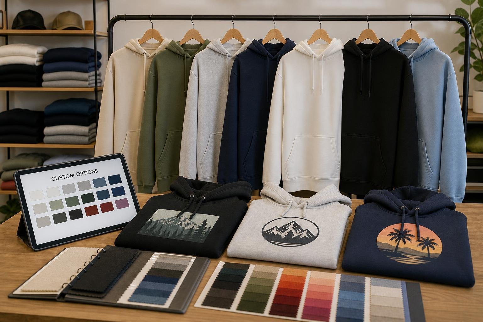 02 custom apparel options custom hoodies for Clovis, CA businesses
