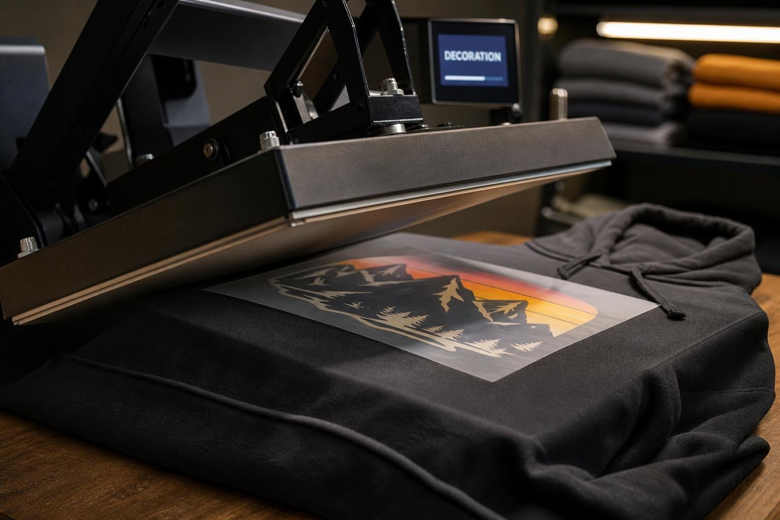 Examples of hoodie decoration techniques used orders relevant to businesses in Clovis, CA