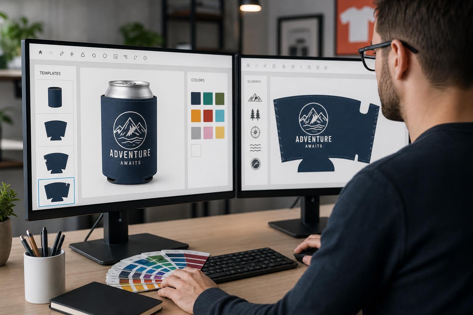 Customized koozie designs tailored to branding relevant to businesses in Laughlin, NV