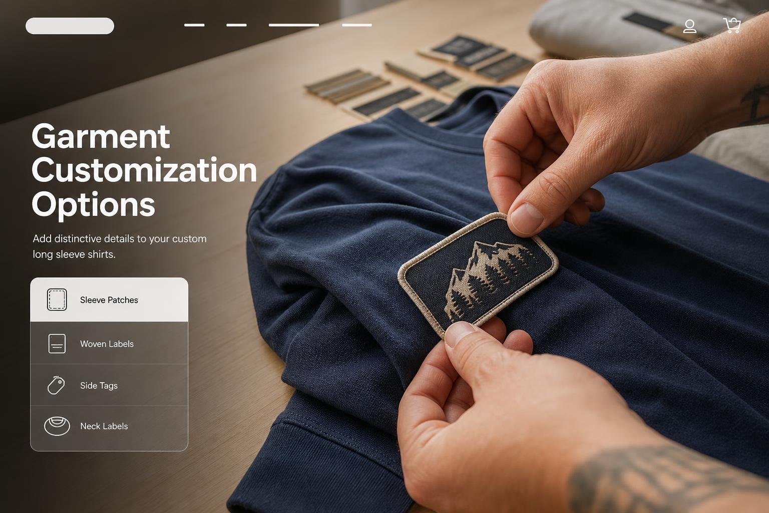 06 garment customization options custom long sleeve shirts for Berkeley, CA businesses