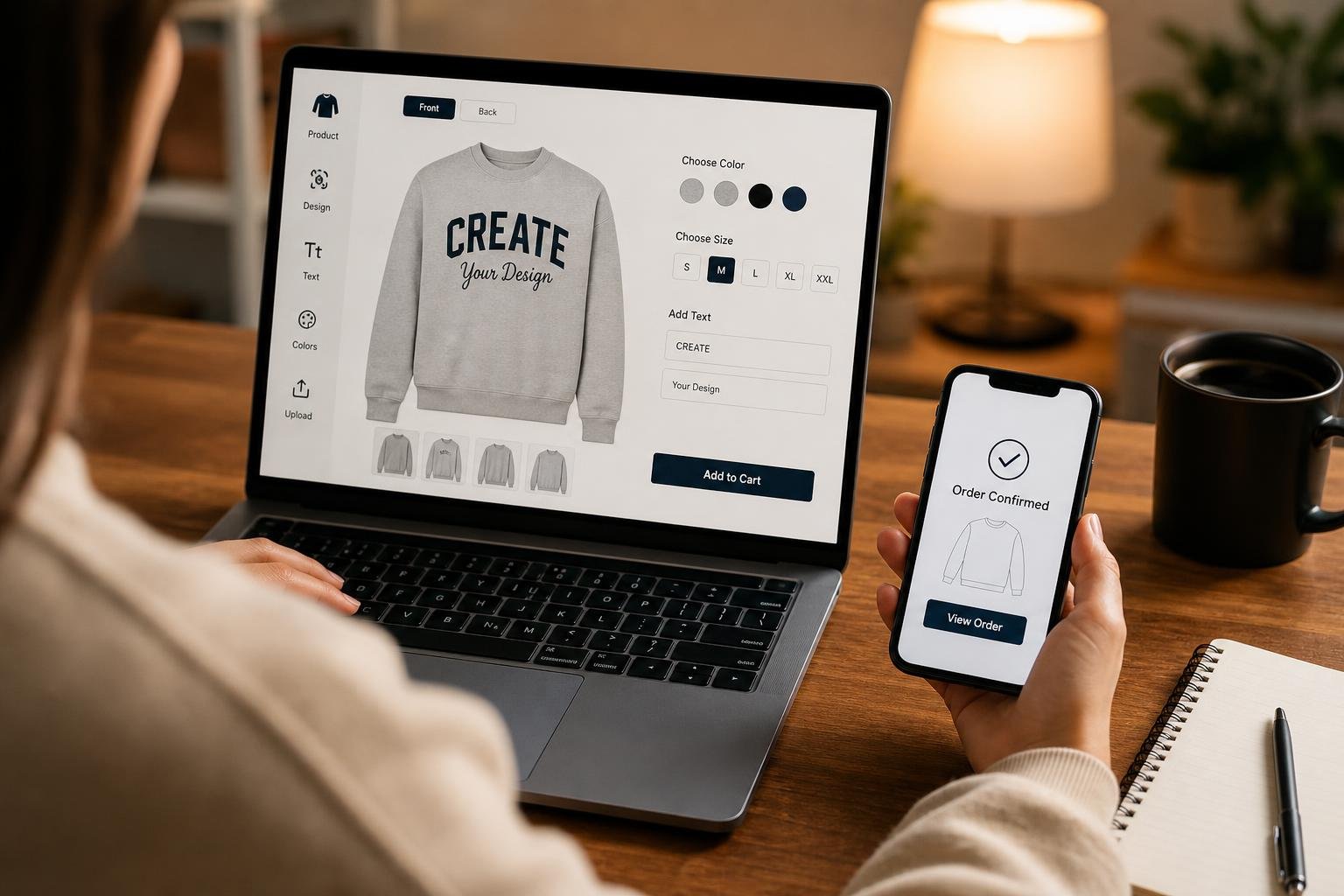 05 ordering custom sweatshirts for Clovis, NM businesses