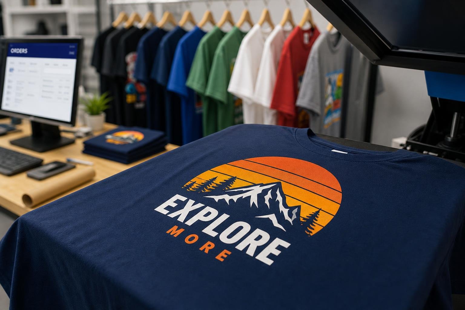 02 custom t shirt printing employee apparel for Clovis, CA businesses