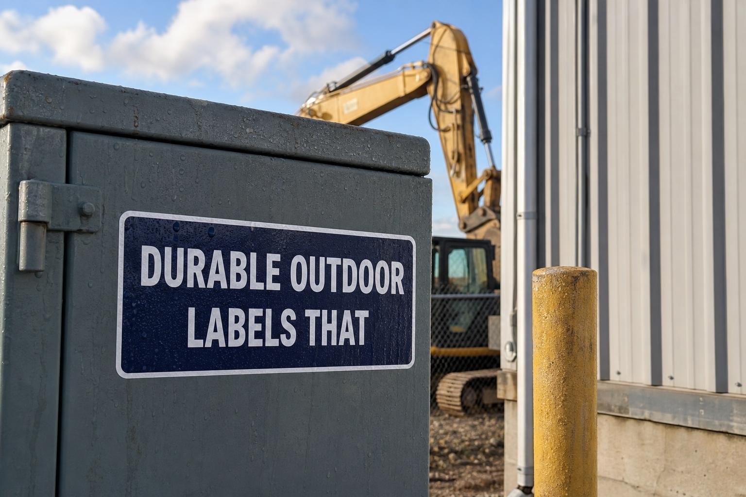 Examples of outdoor durable labels on products designed , Tempe, AZ environmental conditions for sign projects in Apache, AZ
