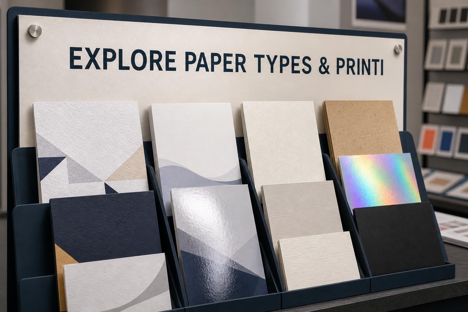 04 paper types and printing options flyer printing for businesses in Apache, AZ
