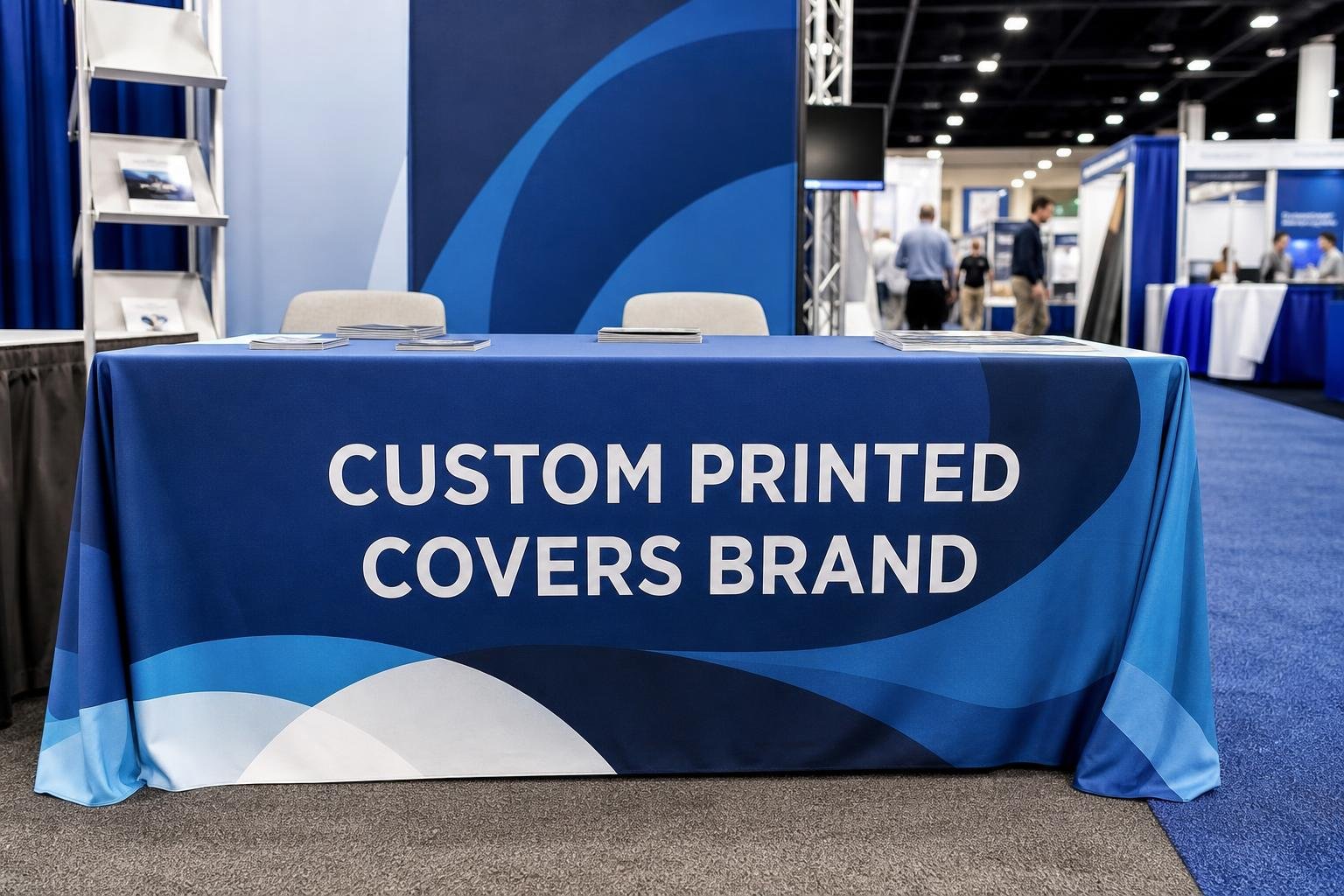 Custom printed table covers with logos displayed marketing events for Ahwatukee, AZ businesses