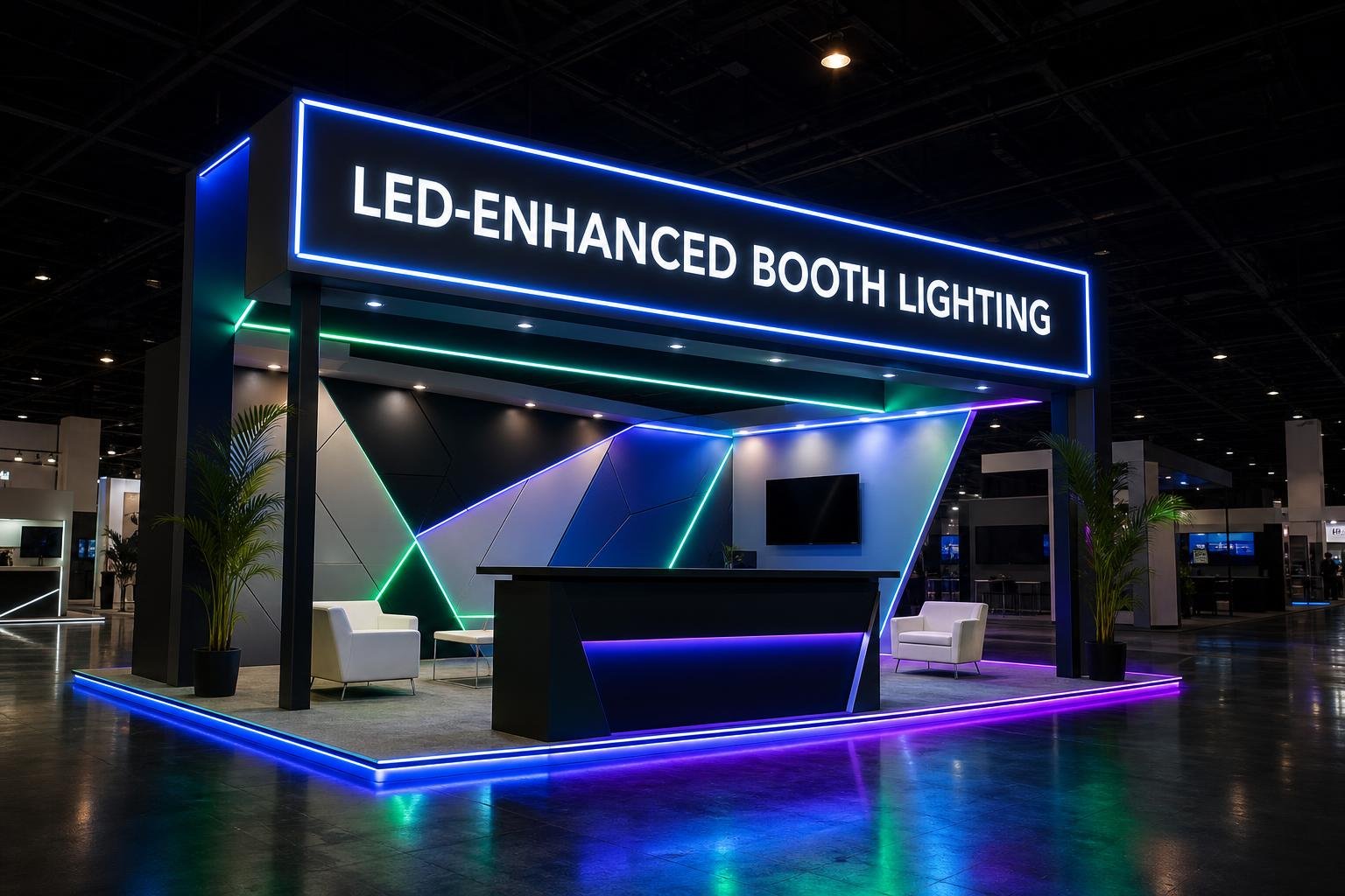 05 led lighting for booths trade show displays for Apache, AZ businesses