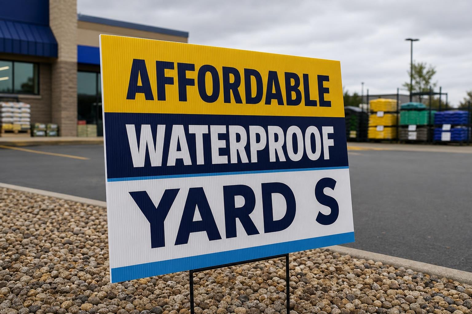 04 corrugated plastic yard signs for businesses in Apache, AZ